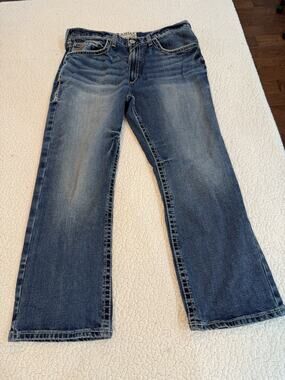 Copied - Ariat M5 Marston Straight Leg Jeans Walden Dark Wash 38x30